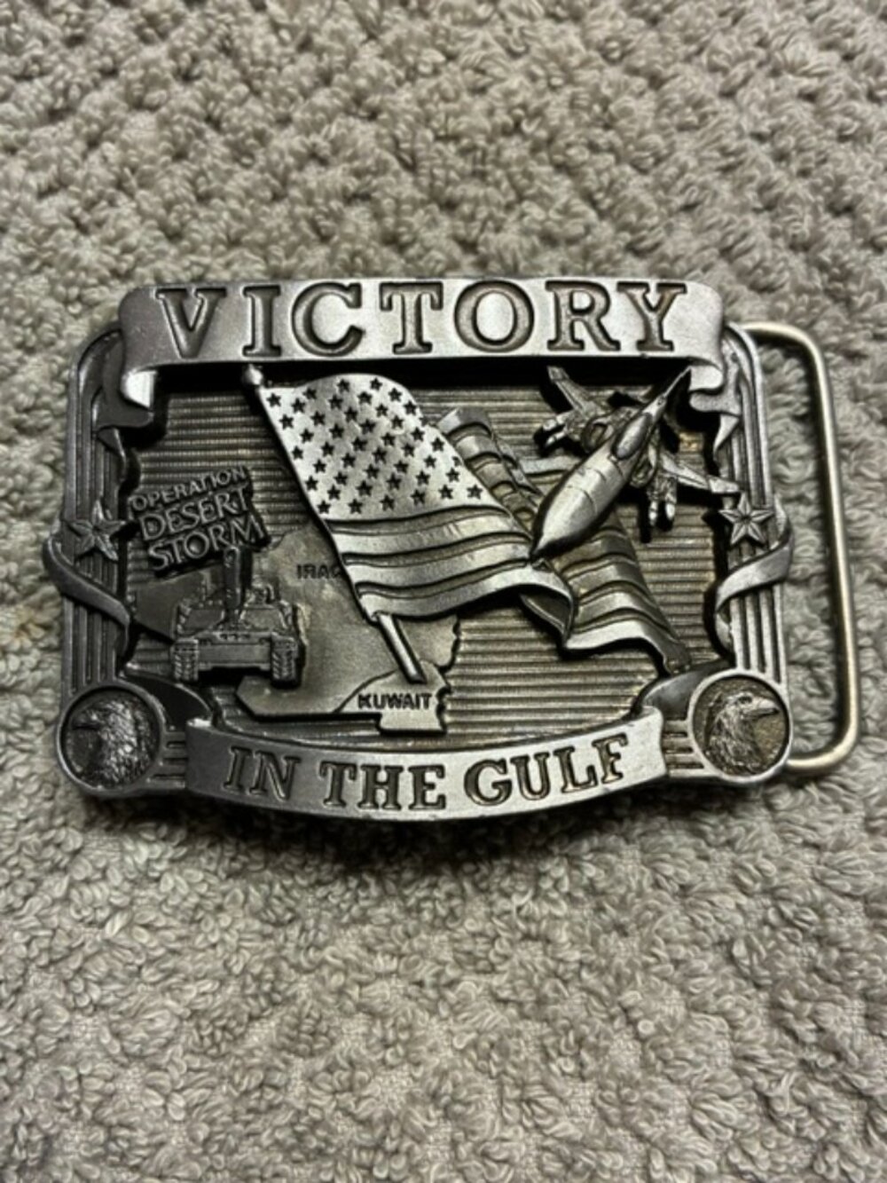 Vintage Limited Edition Victory In The Gulf - Operation Desert Storm belt buckle